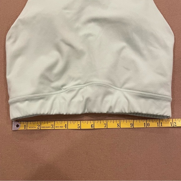 Alphalete Alphalux High Neck Mint Green Sports Bra Size Small - Picture 8 of 9